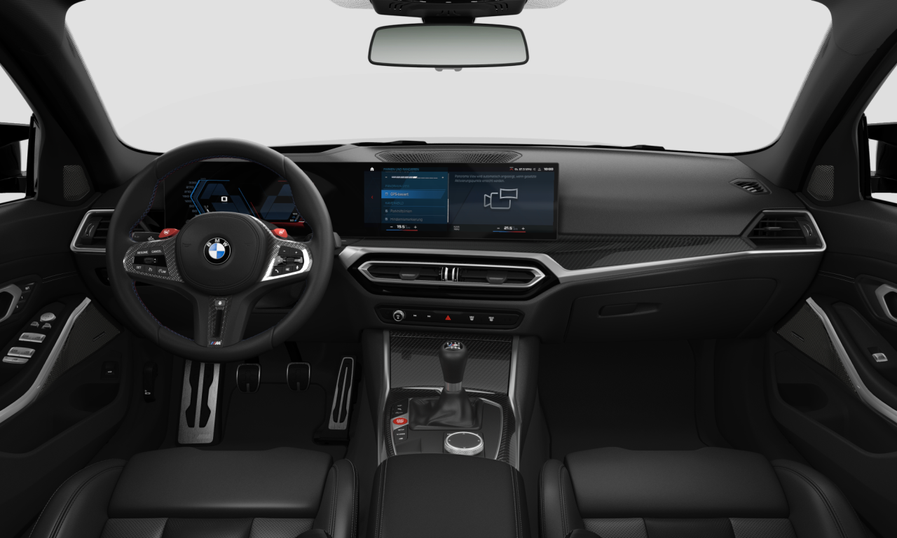 Interior of BMW M3 (G80), VIN WBS52AY040FT20468