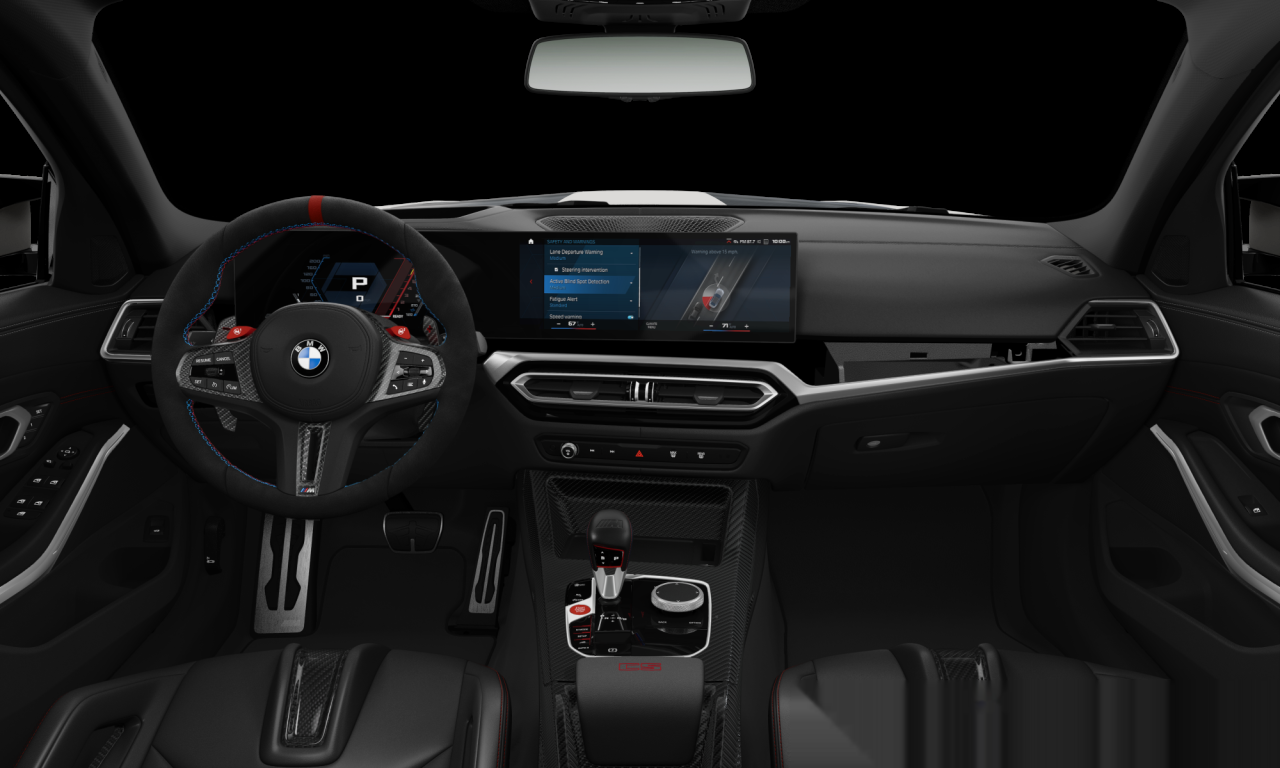 Interior of BMW M3 CS (G80), VIN WBS63AY07RFP94560