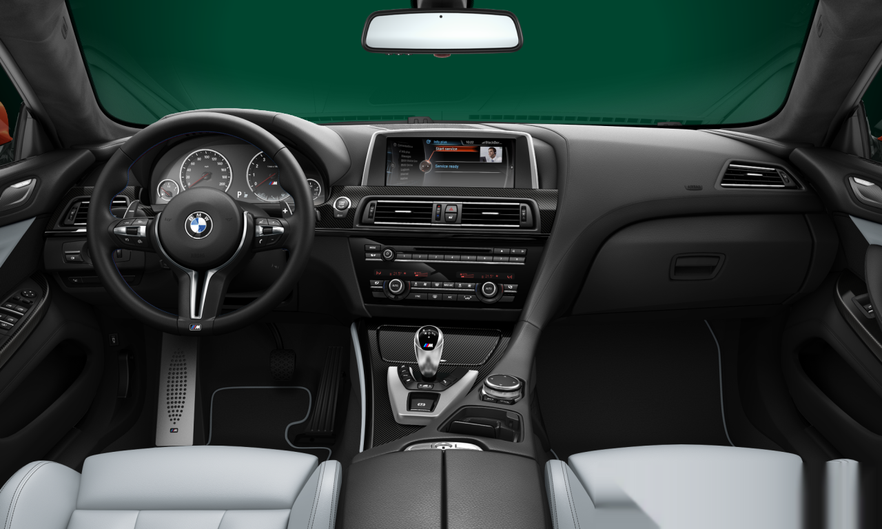 Interior of 2014 BMW M6 (F06 (M6)), VIN WBS6C9C52FD467461