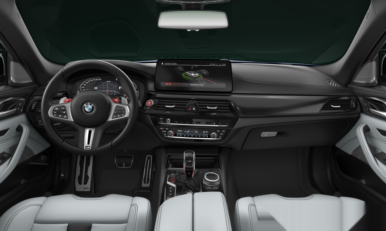 Interior of 2020 BMW M5 (F90 (MUE)), VIN WBS81CH060CE96924