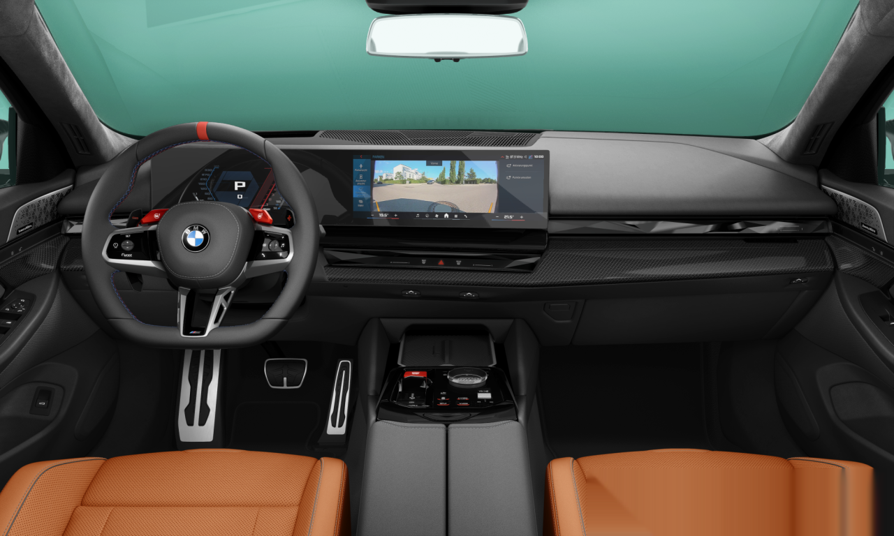 Interior of BMW M5 (G90), VIN WBS81FK04SCS96991