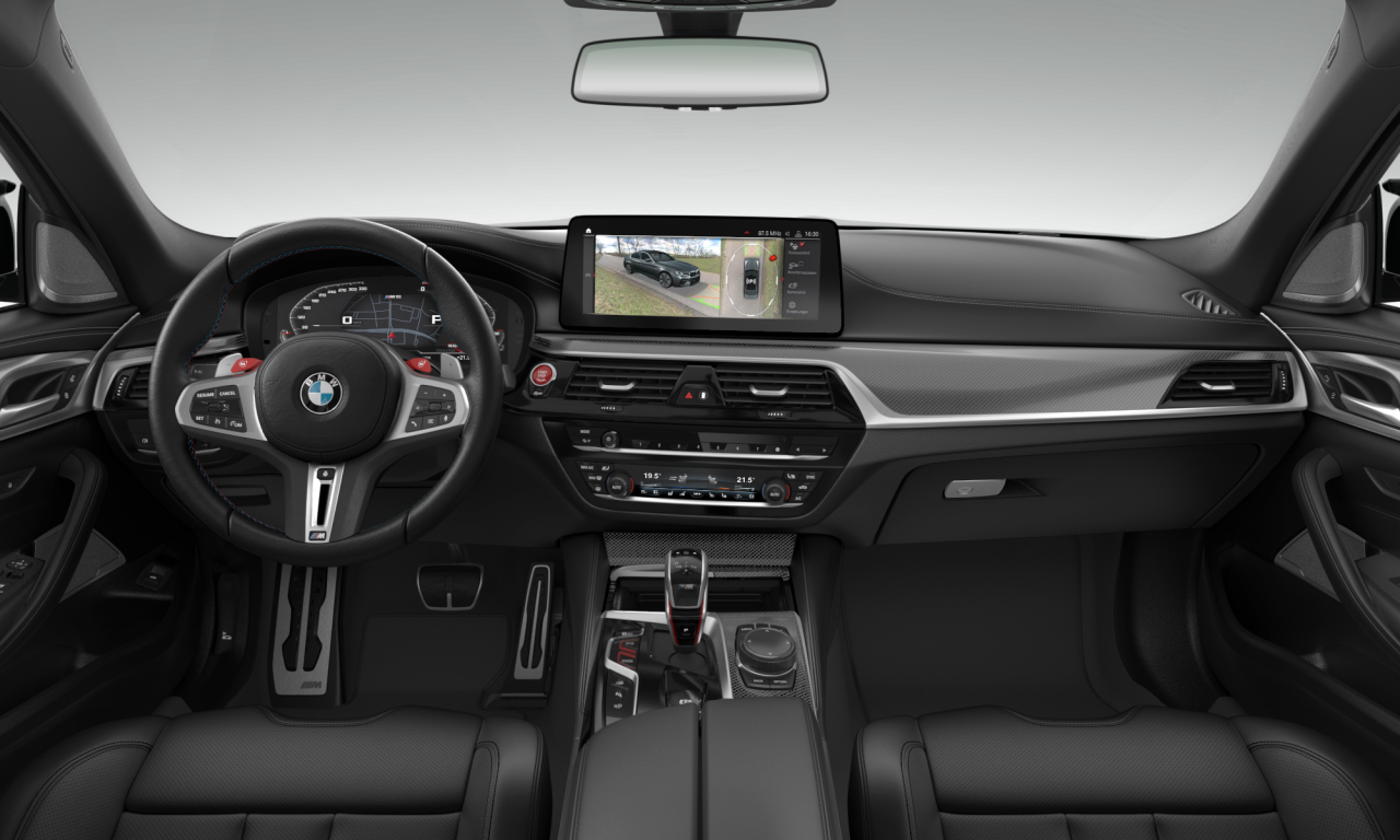 Interior of 2020 BMW M5 (F90 (MUE)), VIN WBS83CH0XMCF45817