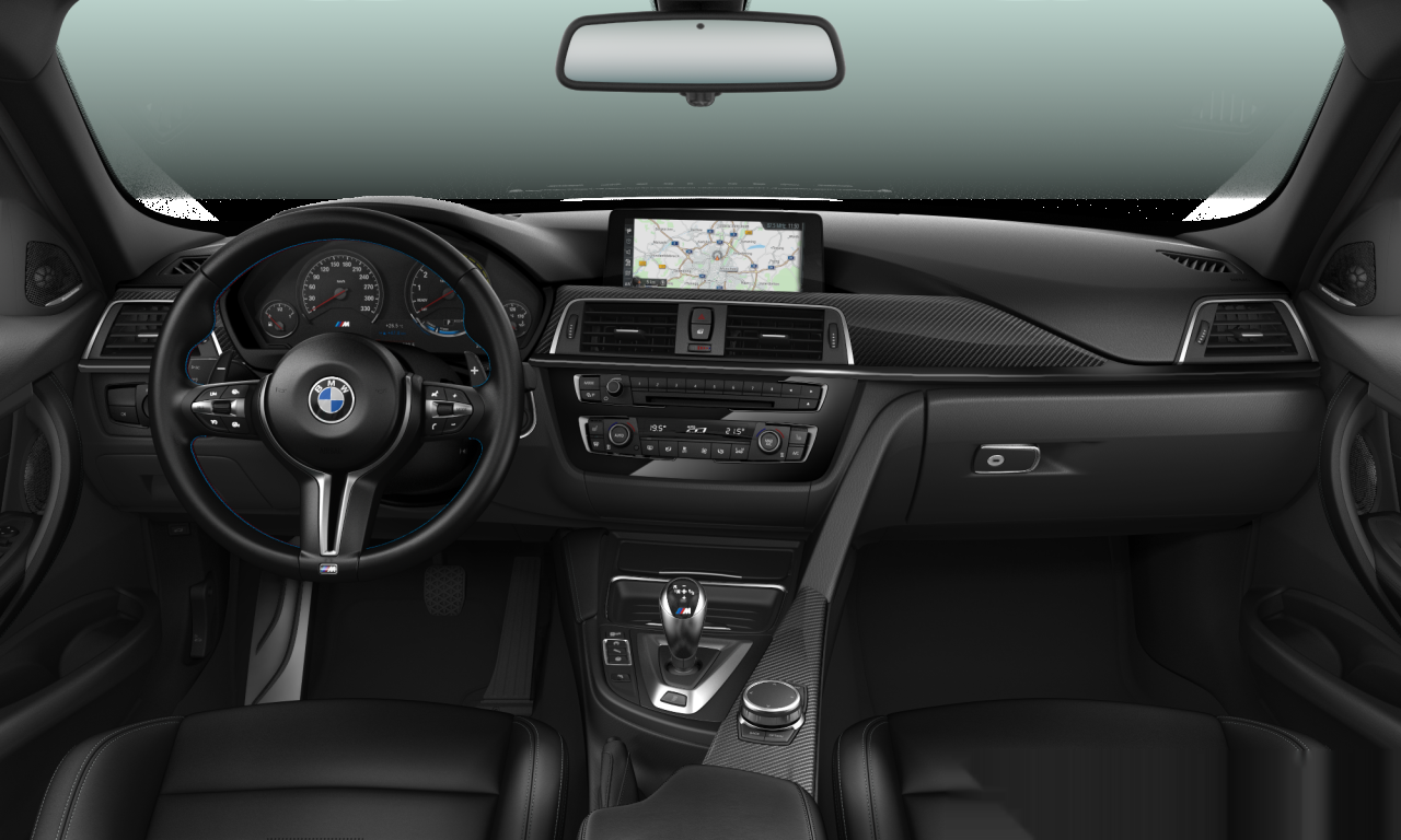 Interior of 2017 BMW M3 (F80 (MUE)), VIN WBS8M910905J76888