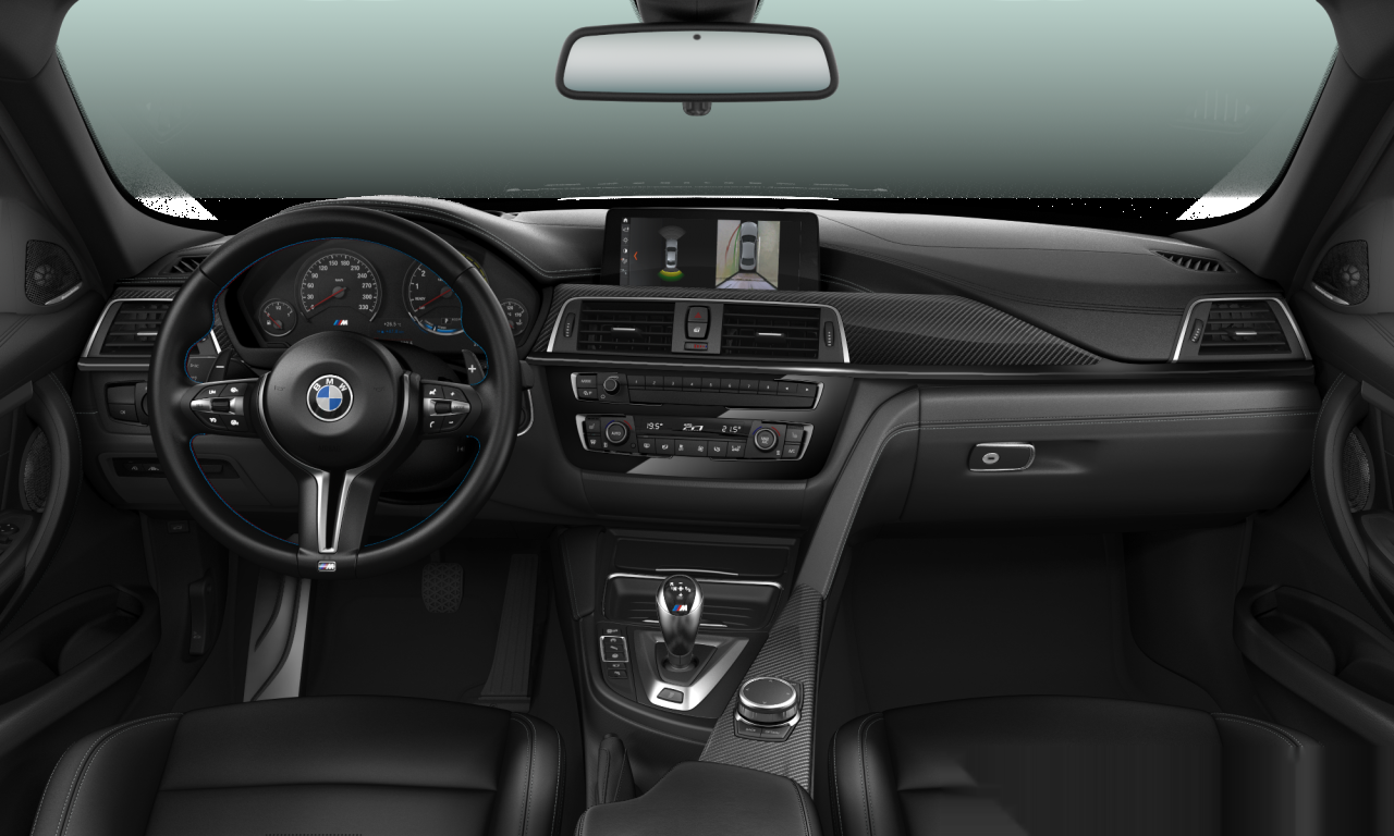 Interior of 2017 BMW M3 (F80 (MUE)), VIN WBS8M920705J90917