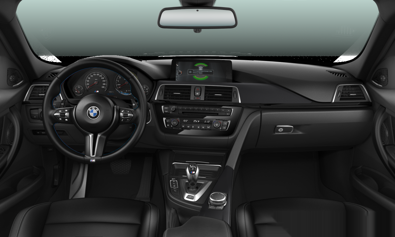 Interior of 2016 BMW M3 (F80 (MUE)), VIN WBS8M920805G47513