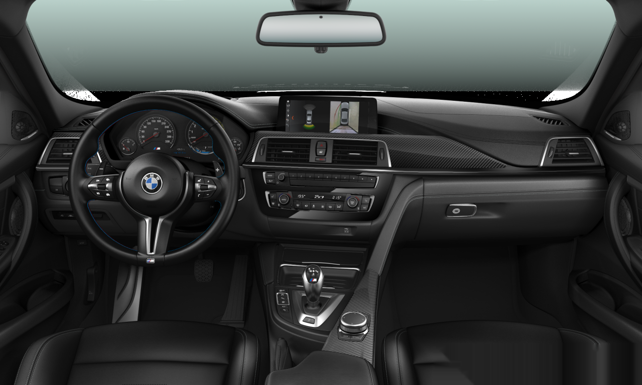 Interior of 2018 BMW M3 (F80 (MUE)), VIN WBS8M920905L68150