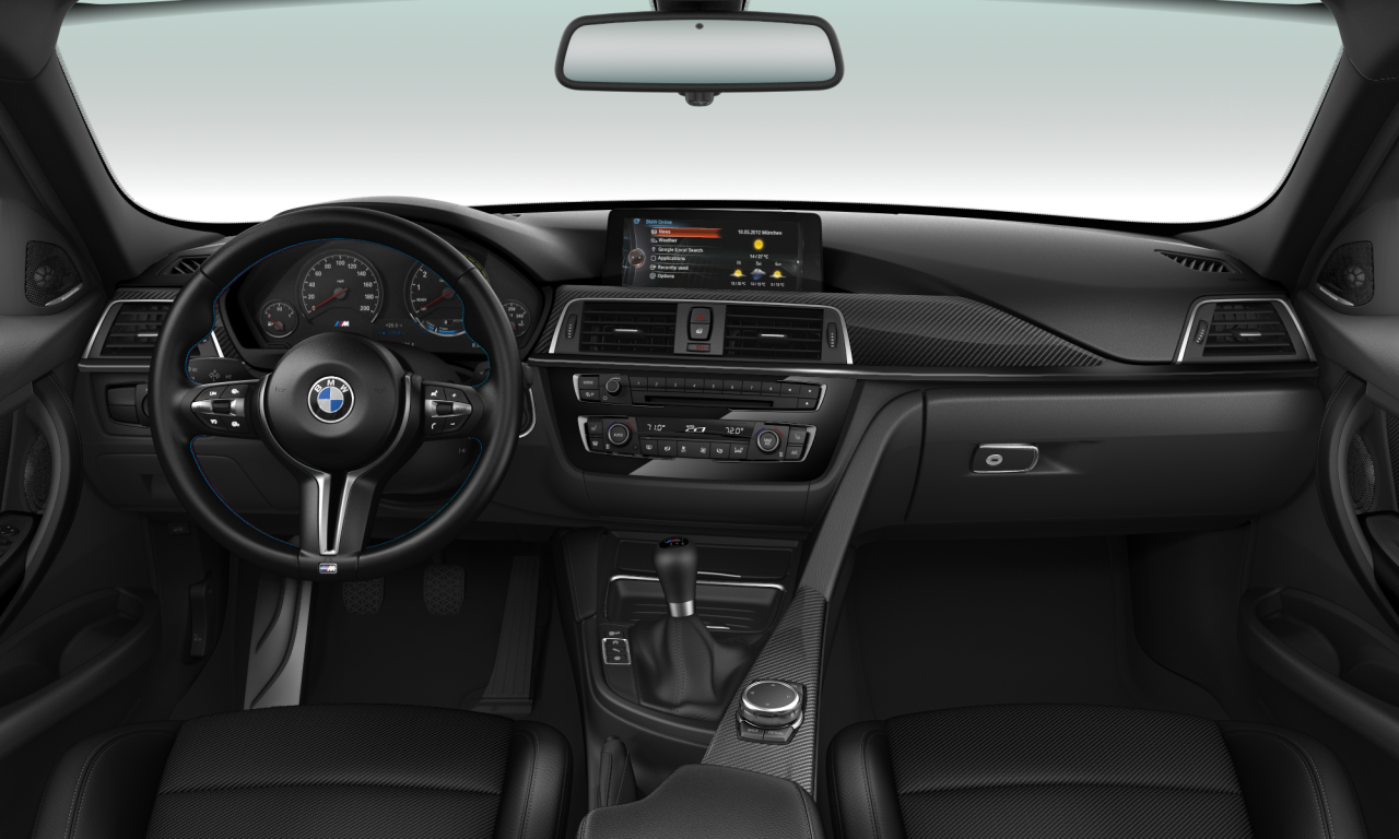 Interior of BMW M3 (F80 (MUE)), VIN WBS8M9C51G5E68069