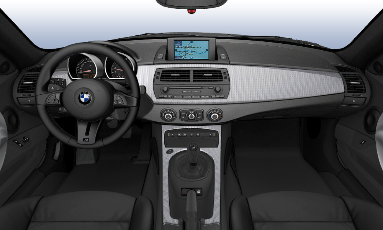 Interior of BMW Z4 M Roadster (E85 (M)), VIN WBSBT91060LB61322