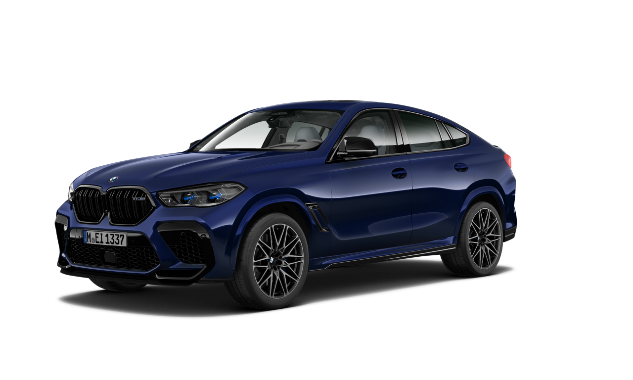 Exterior of 2021 BMW X6 M (F96), VIN WBSCY010509J84425