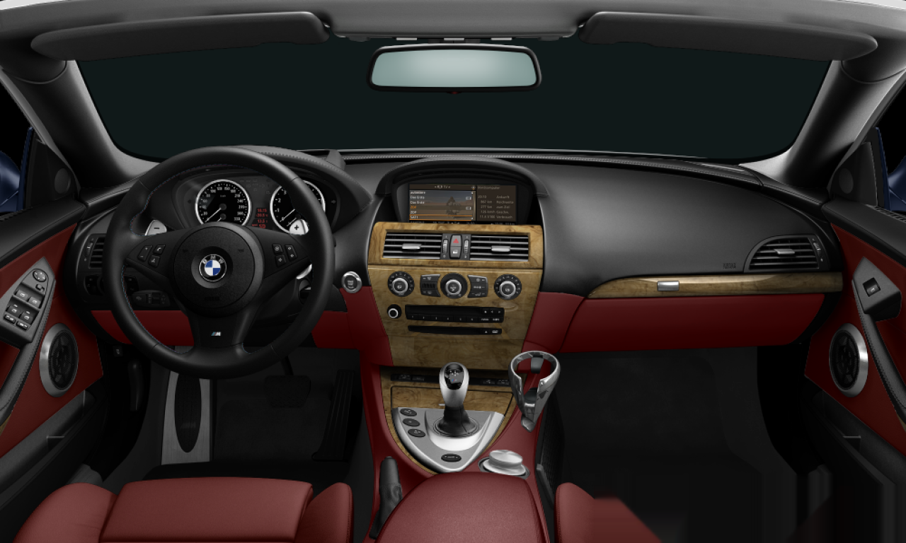 Interior of BMW M6 (E64 (M6)), VIN WBSEK91040CS30781