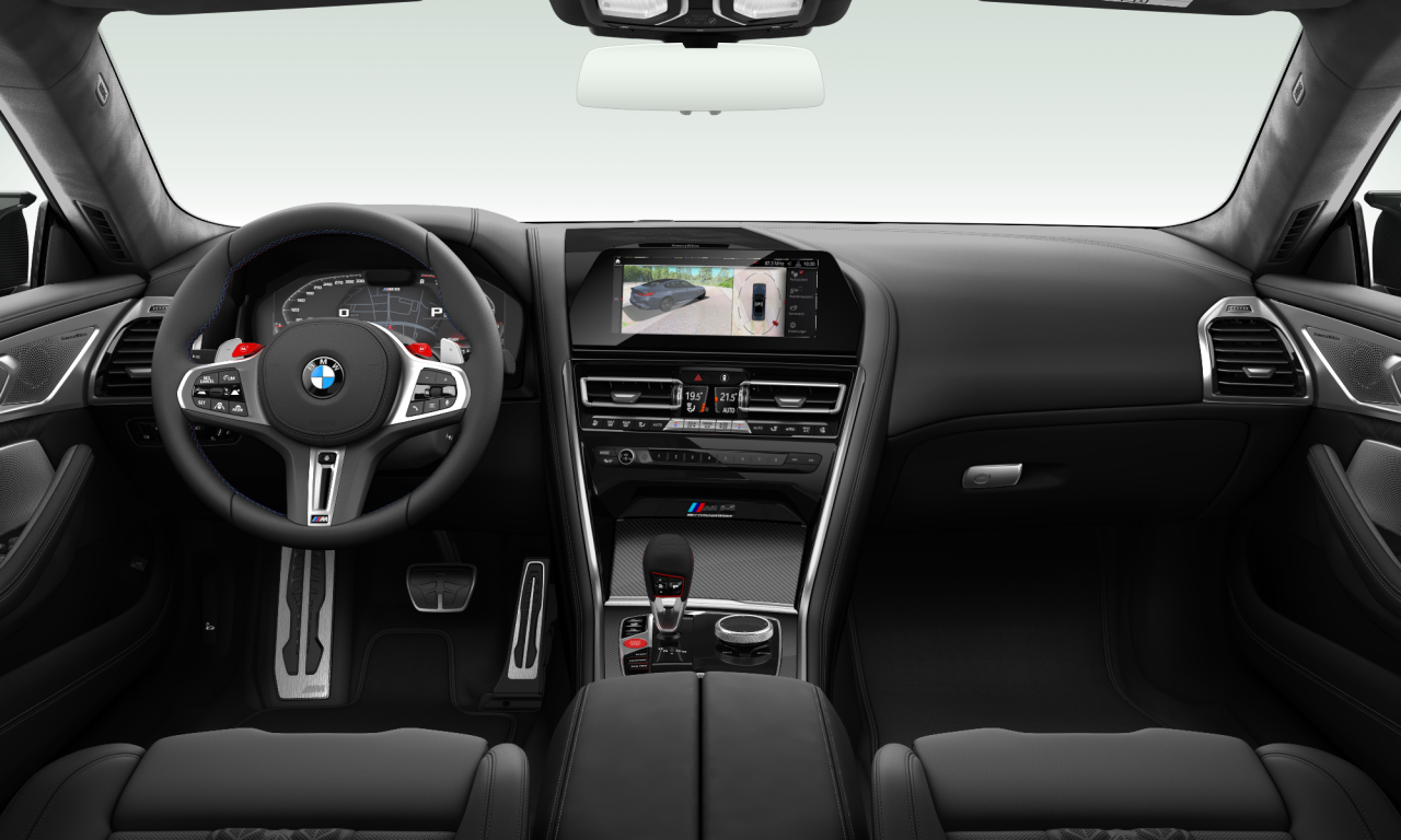 Interior of BMW M8 Gran Coupé (F93), VIN WBSGV01050CE63888