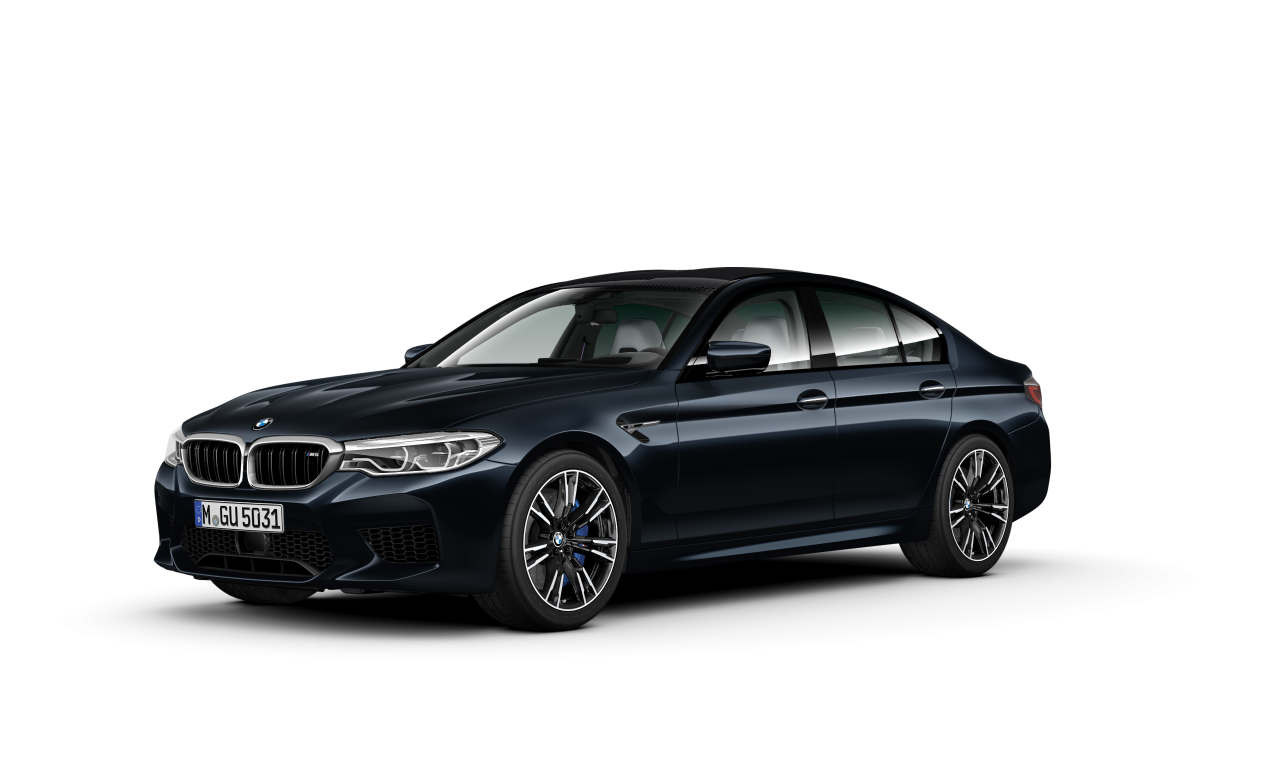 Exterior of 2018 BMW M5 (F90), VIN WBSJF01050G966121