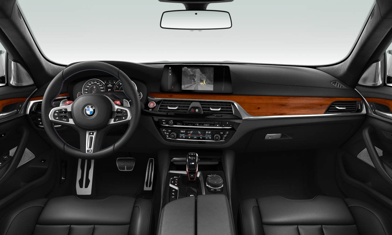 Interior of BMW M5 (F90), VIN WBSJF0A05KBS90866