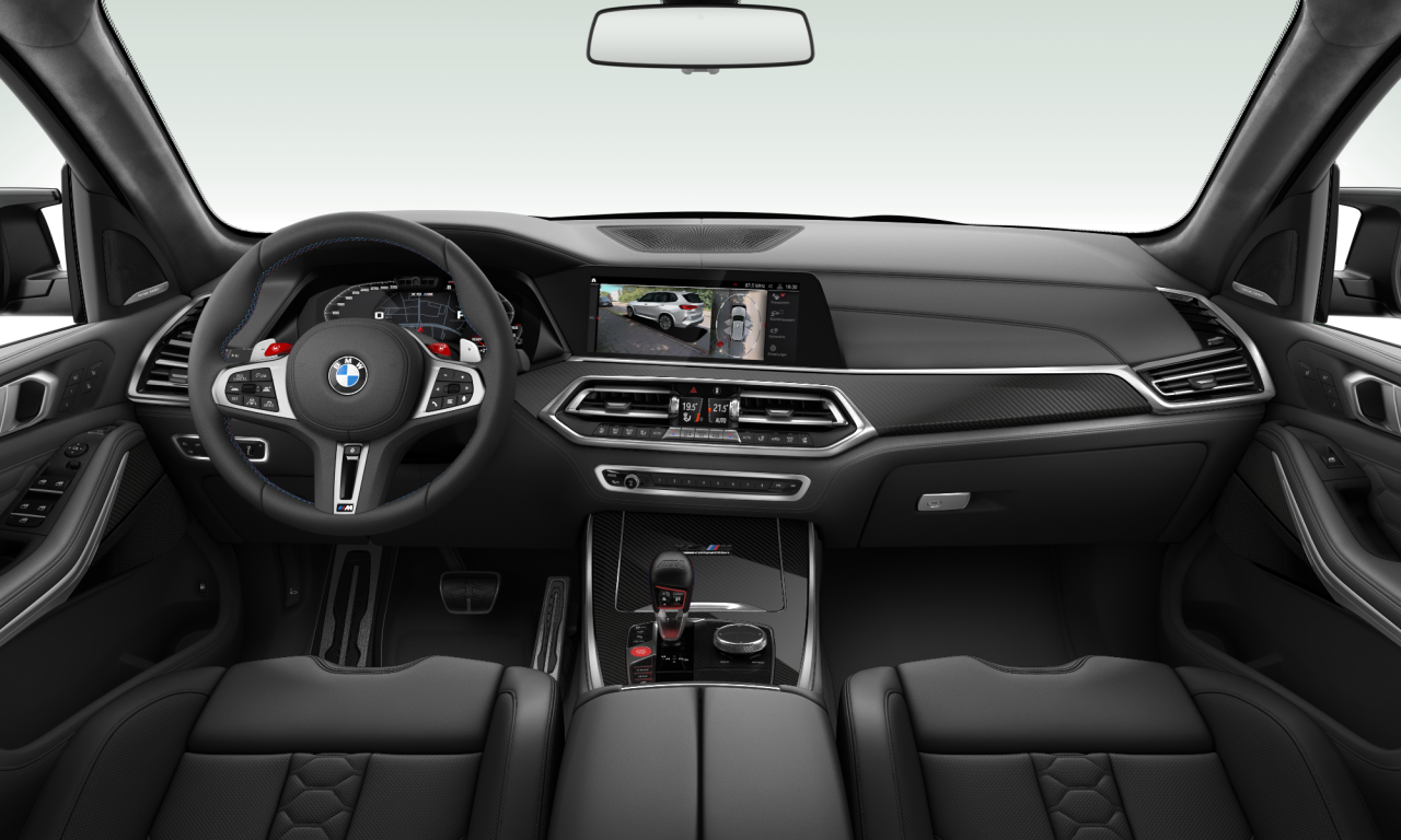 Interior of BMW X5 M (F95), VIN WBSJU020509N21354