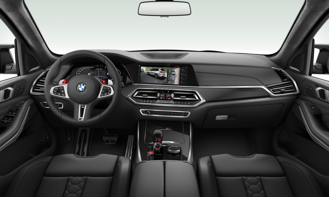 Interior of BMW X5 M (F95), VIN WBSJU020609M95251