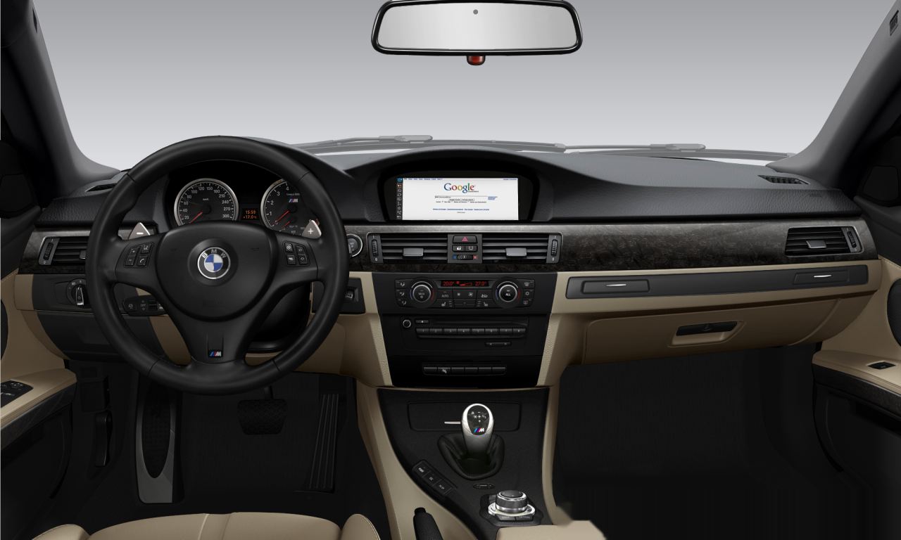Interior of BMW M3 (E92 (M3)), VIN WBSKG910X0E397770