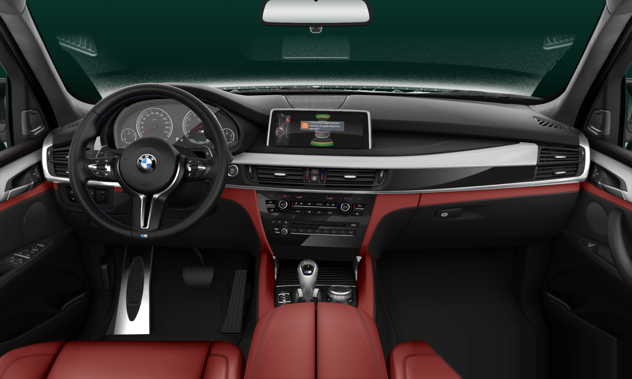 Interior of BMW X5 M (F85), VIN WBSKT620500C89808
