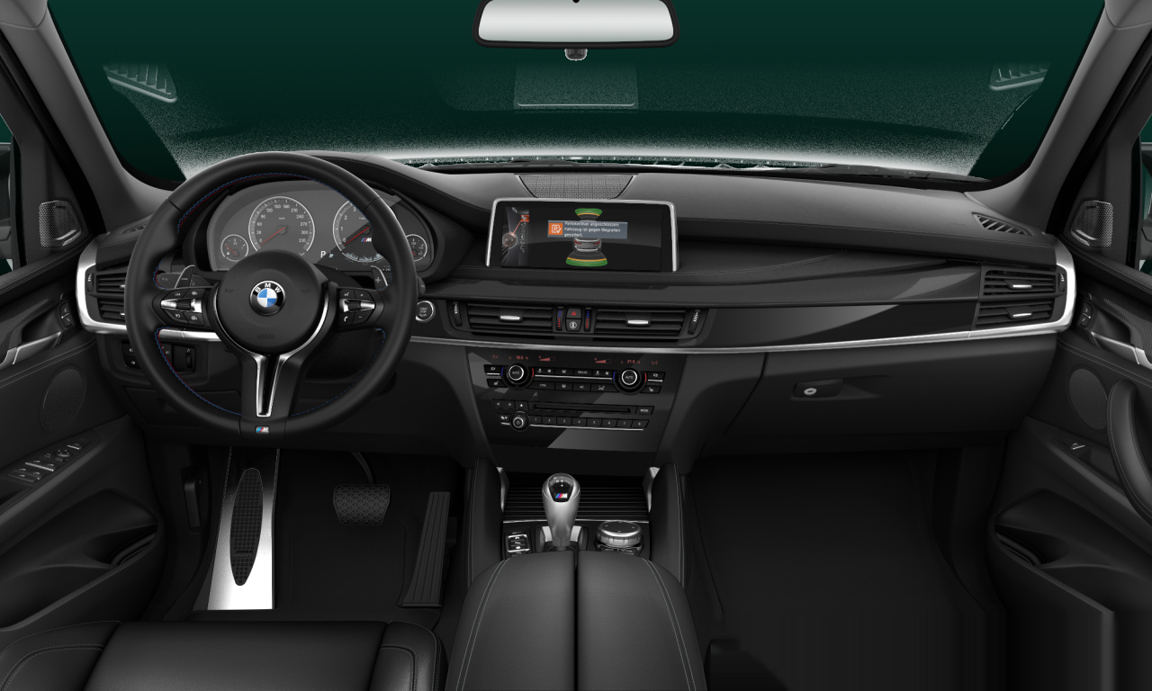Interior of BMW X5 M (F85), VIN WBSKT620700C90569