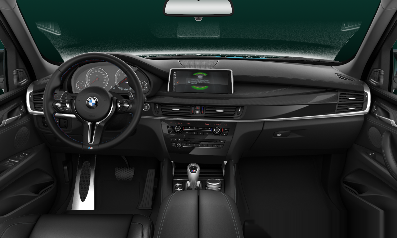Interior of 2018 BMW X5 M (F85), VIN WBSKT620800C95831