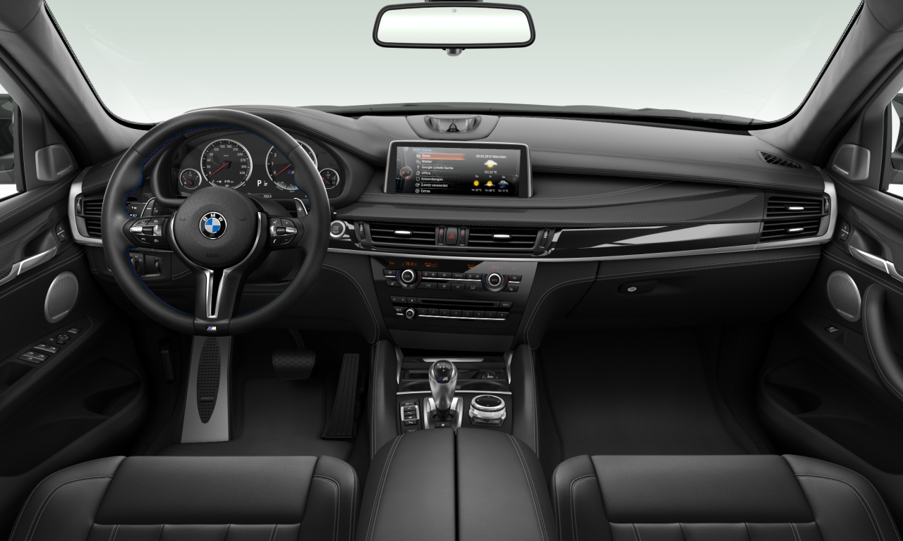 Interior of BMW X6 M (F86), VIN WBSKW8101G0P68481