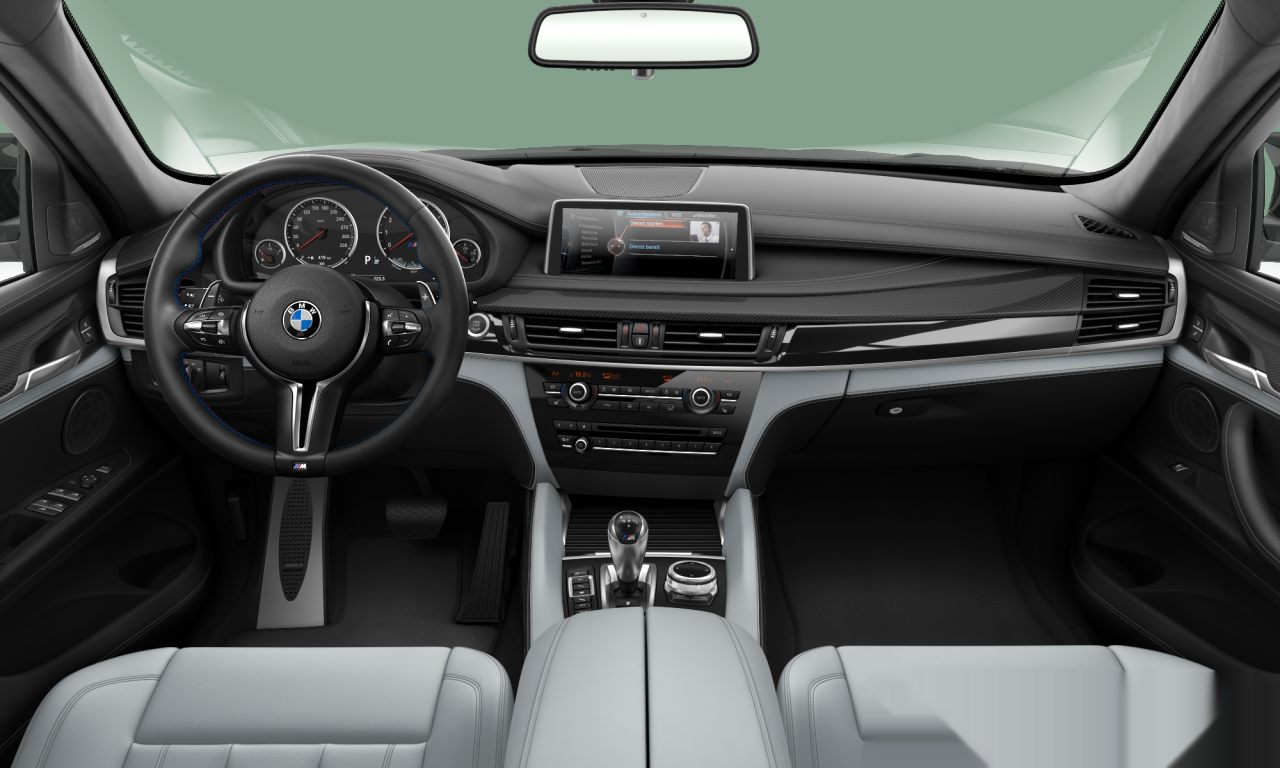 Interior of BMW X6 M (F86), VIN WBSKW810200G93265