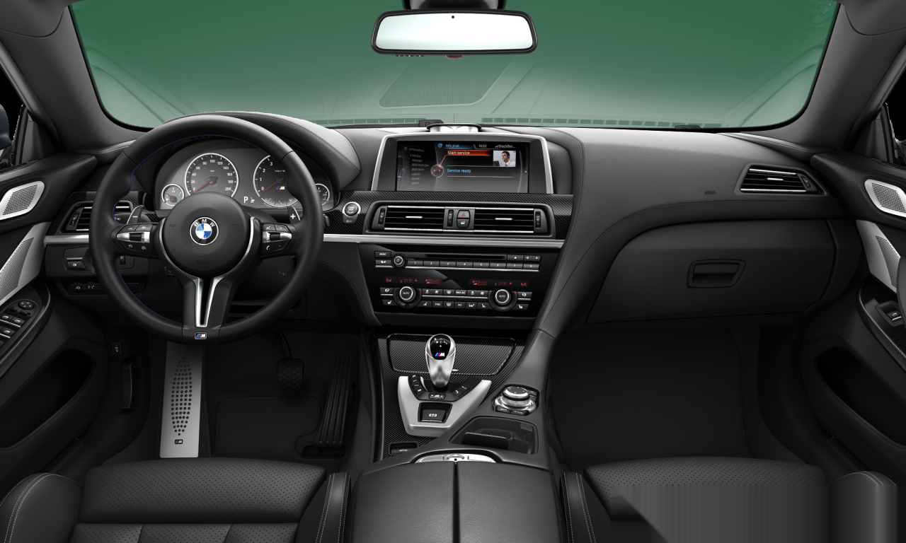 Interior of BMW M6 (F12 (M6)), VIN WBSLZ9C56ED651009