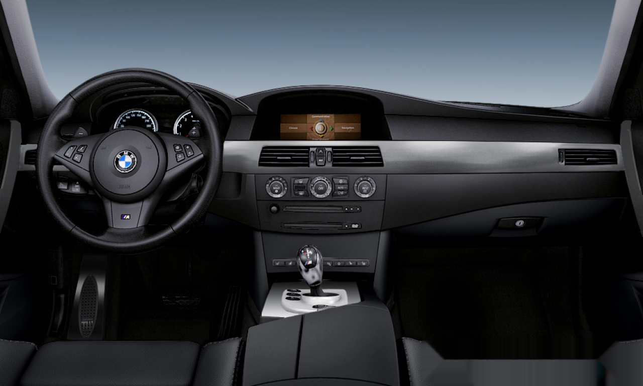 Interior of 2006 BMW M5 (E60 (M5)), VIN WBSNB910X0B563654