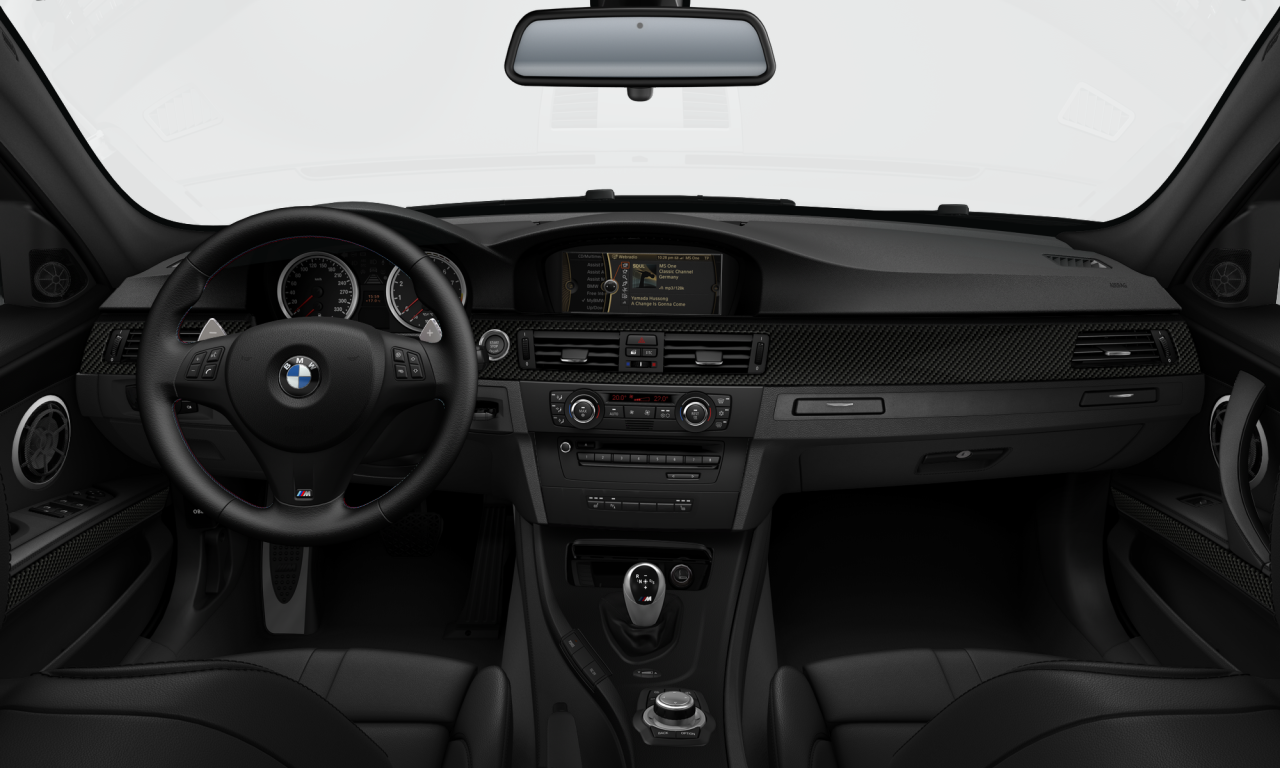 Interior of BMW M3 (E90 (M3)), VIN WBSPM92070E197765