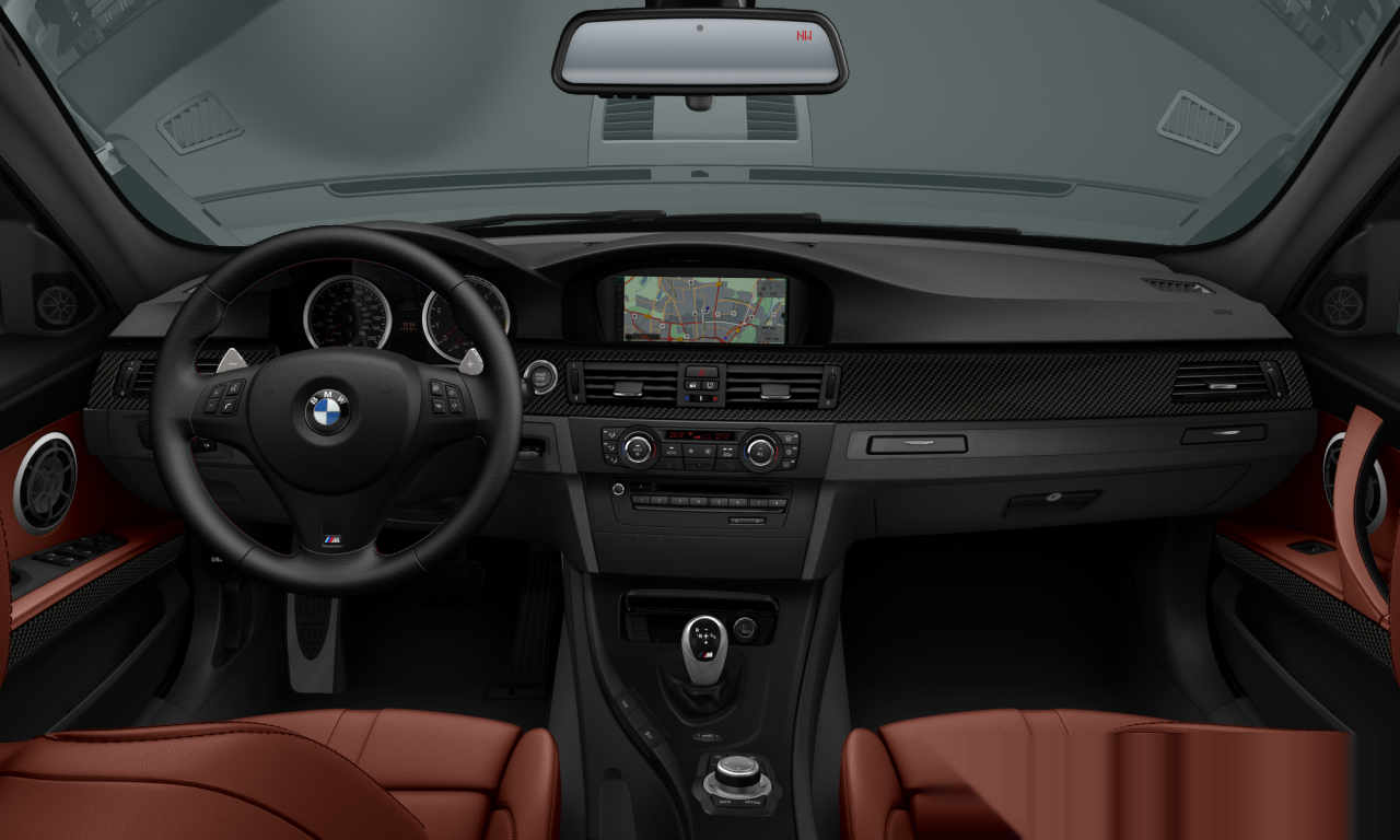 Interior of BMW M3 (E90 (M3)), VIN WBSPM9C59BE203644