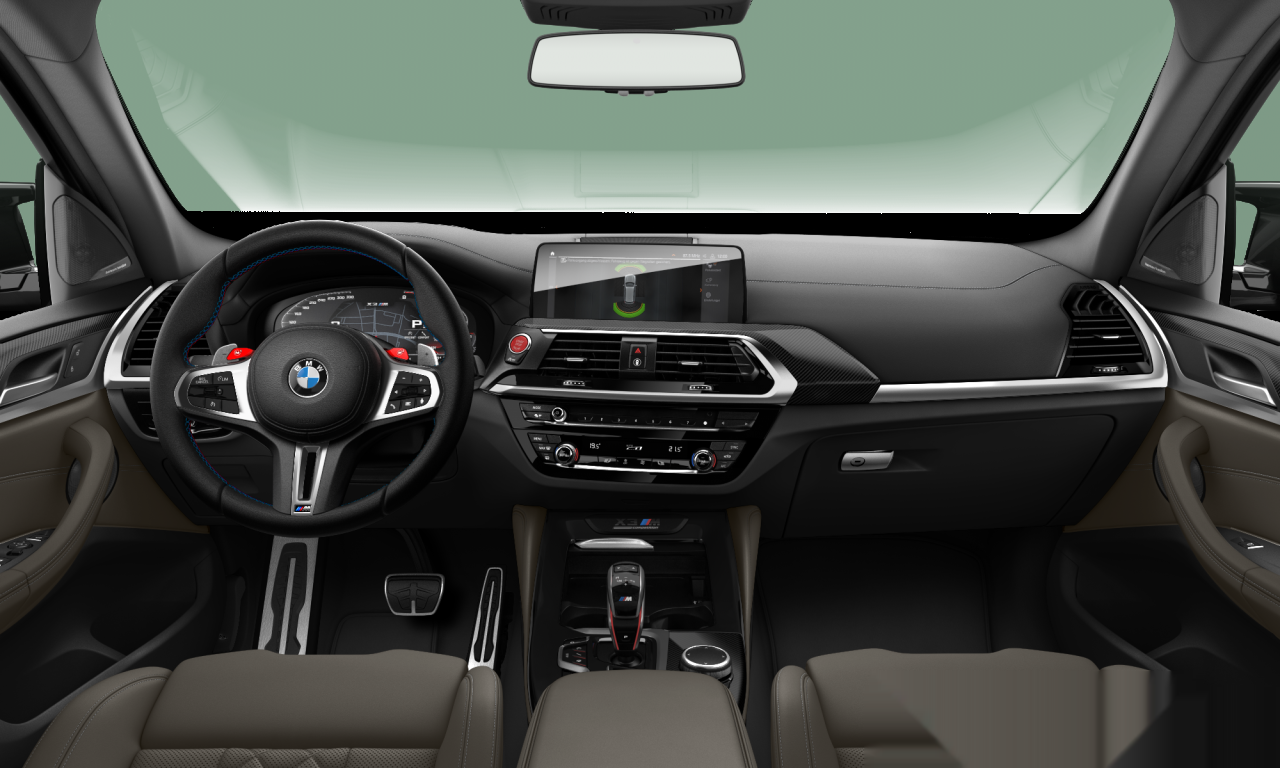 Interior of BMW X3 M (F97), VIN WBSTS010309H09955