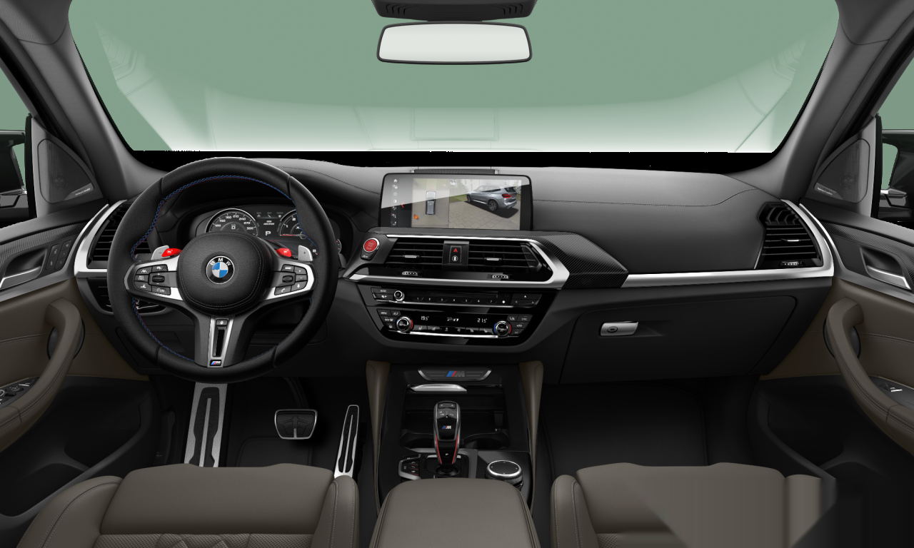 Interior of BMW X3 M (F97), VIN WBSTS0108L9B92284
