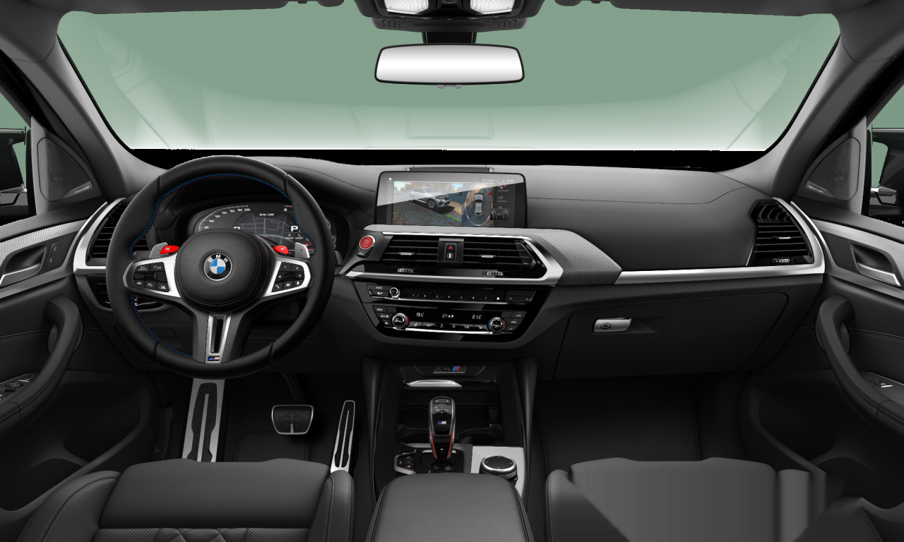 Interior of BMW X4 M (F98), VIN WBSUJ010909G67380