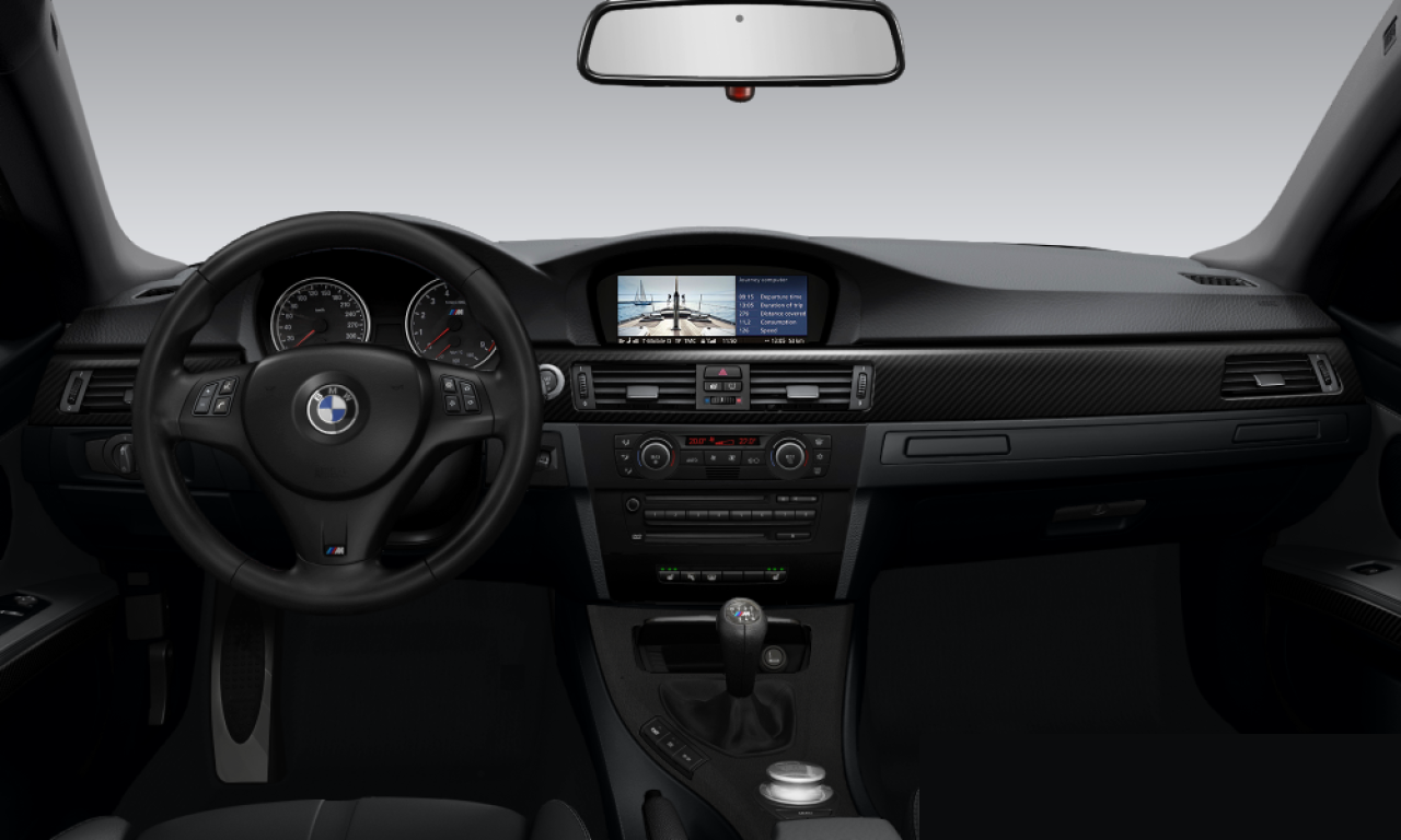 Interior of BMW M3 (E92 (M3)), VIN WBSWD91000PY32004