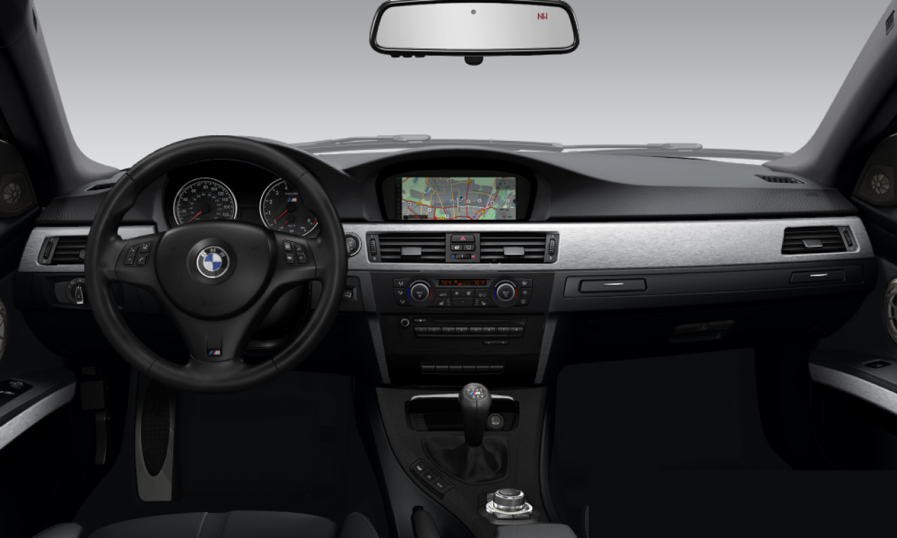 Interior of BMW M3 (E92 (M3)), VIN WBSWD93518PY42190