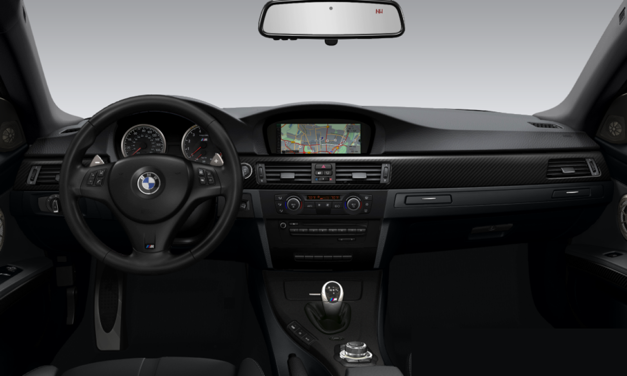 Interior of BMW M3 (E92 (M3)), VIN WBSWD93549PY43903