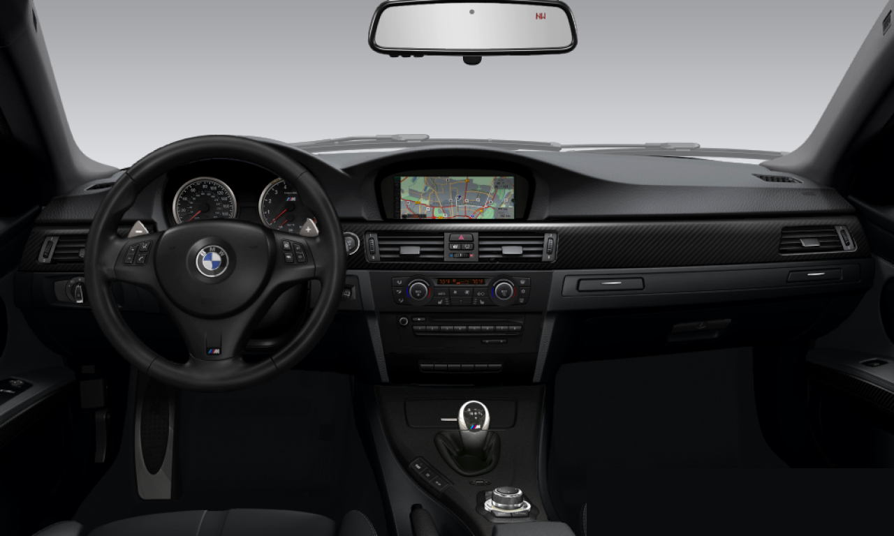 Interior of BMW M3 (E92 (M3)), VIN WBSWD93558PY41415