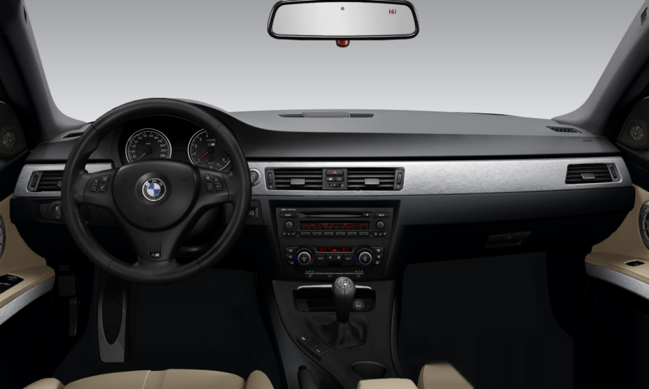 Interior of 2007 BMW M3 (E92 (M3)), VIN WBSWD93588PY39237