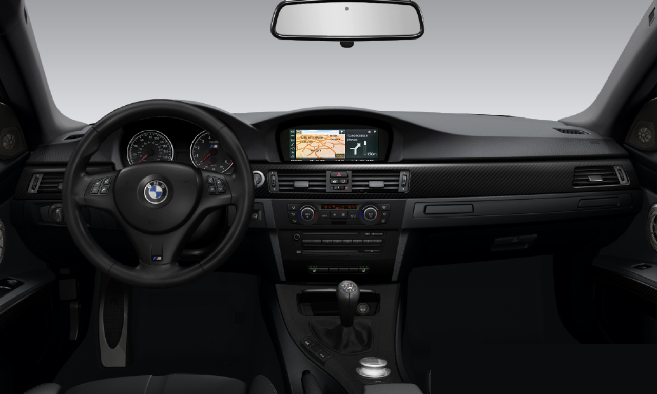 Interior of 2008 BMW M3 (E92 (M3)), VIN WBSWD935X8PY40759