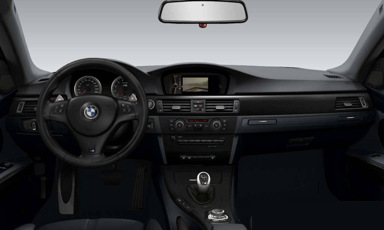 Interior of 2008 BMW M3 (E93 (M3)), VIN WBSWL92030P371155