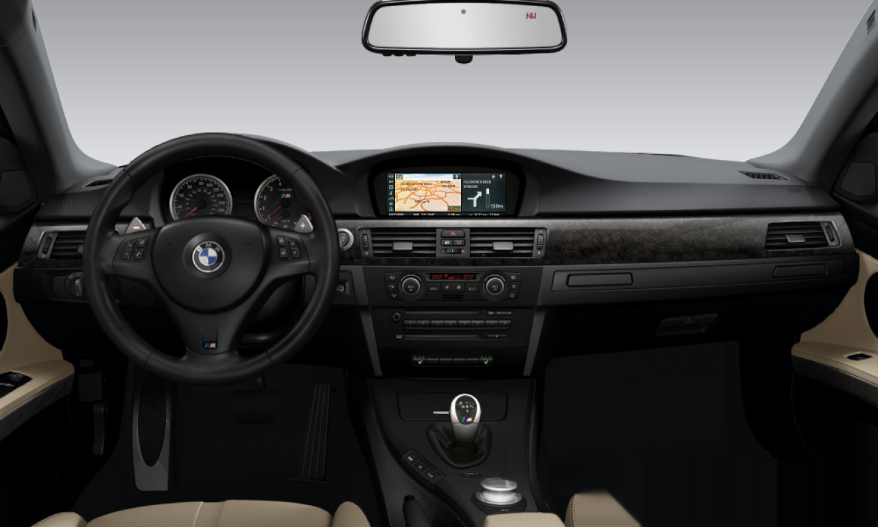 Interior of BMW M3 (E93 (M3)), VIN WBSWL93568P331383