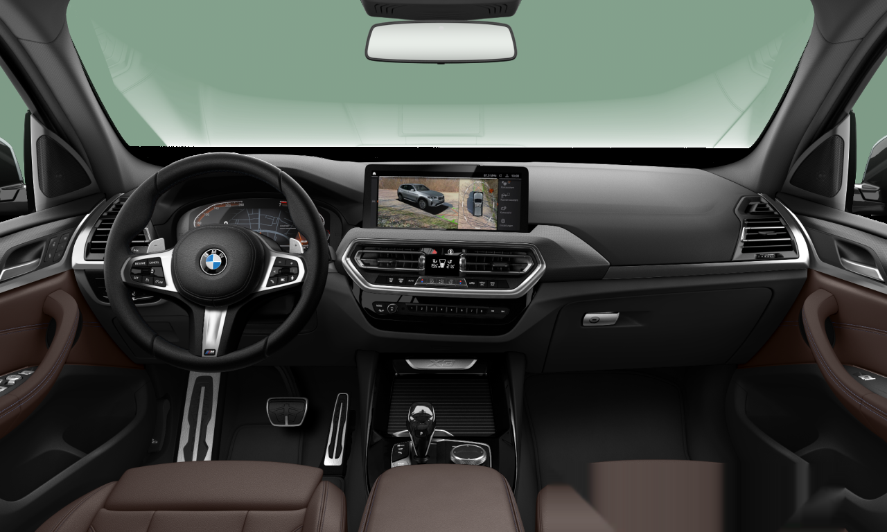Interior of 2022 BMW X3 xDrive30i (G01 (MUE)), VIN WBX55DP02PN191067