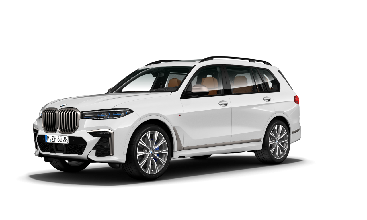 Exterior of 2021 BMW X7 M50i (G07), VIN WBXCX6A01N9J89077