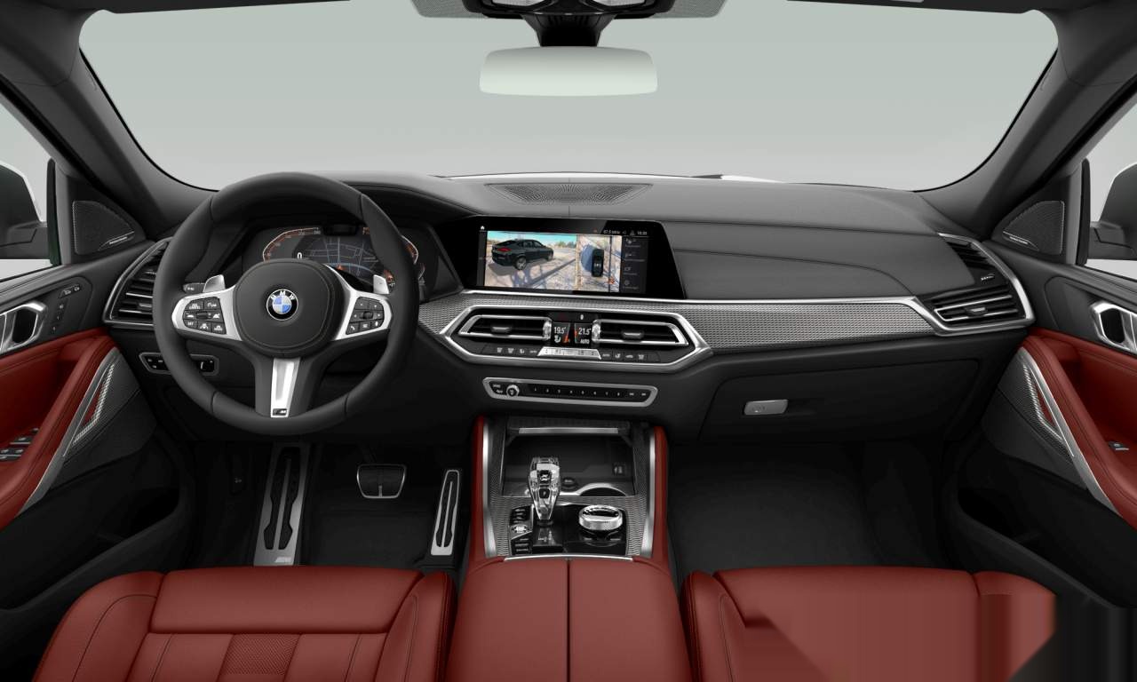 Interior of 2020 BMW X6 xDrive40i (Sports Activity Coupe (5 Doors)), VIN WBXCY6A00M9E95427