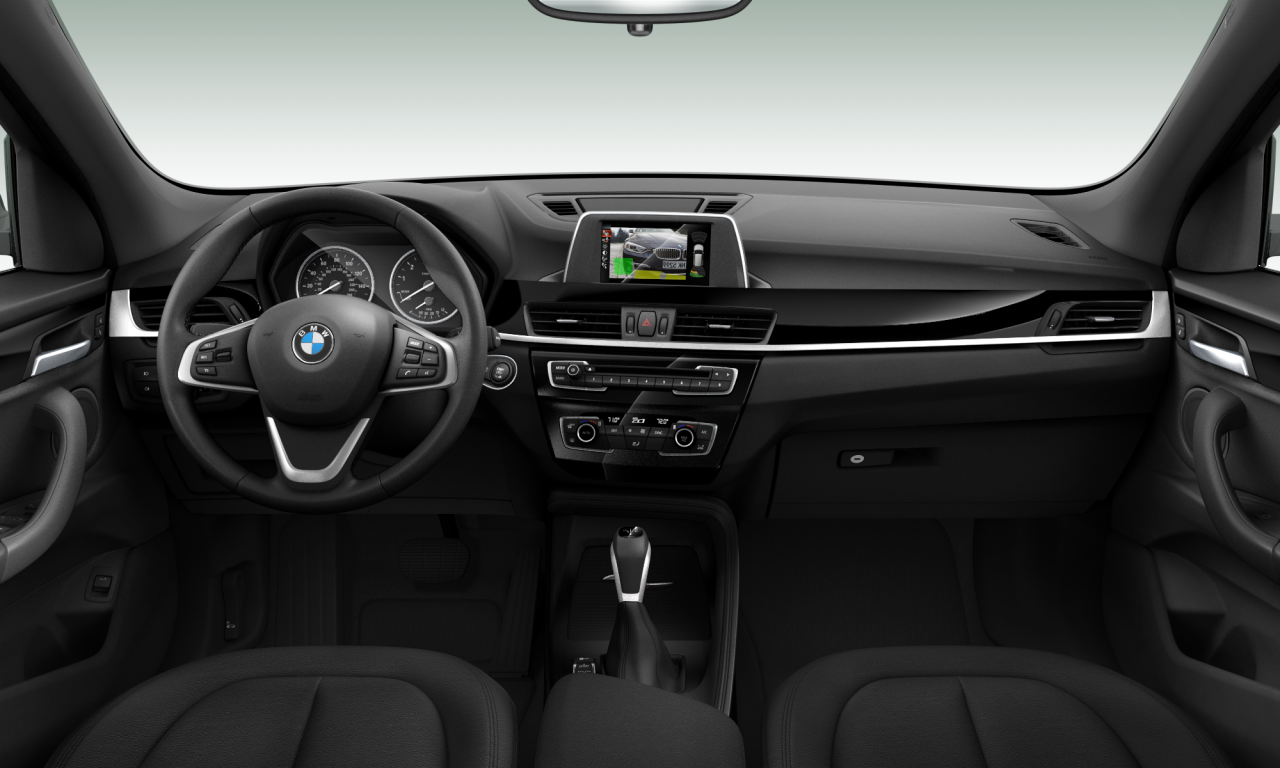 Interior of 2015 BMW X1 xDrive28i (F48), VIN WBXHT3C31GP884035