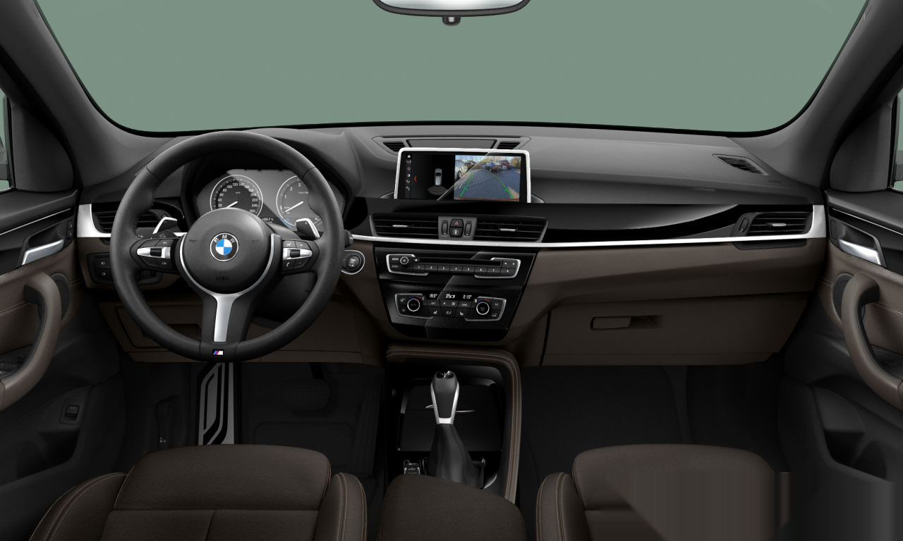 Interior of 2018 BMW X1 xDrive28i (F48), VIN WBXHT3C39J3H33039