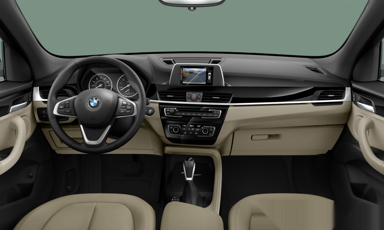 Interior of BMW X1 sDrive28i (F48), VIN WBXHU7C33H5H37560