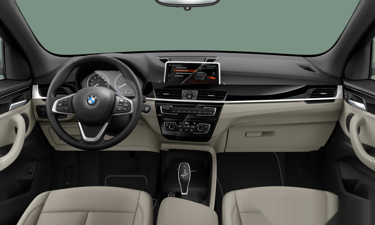 Interior of BMW X1 sDrive28i (F48 (MUE)), VIN WBXJG7C00M5T60000