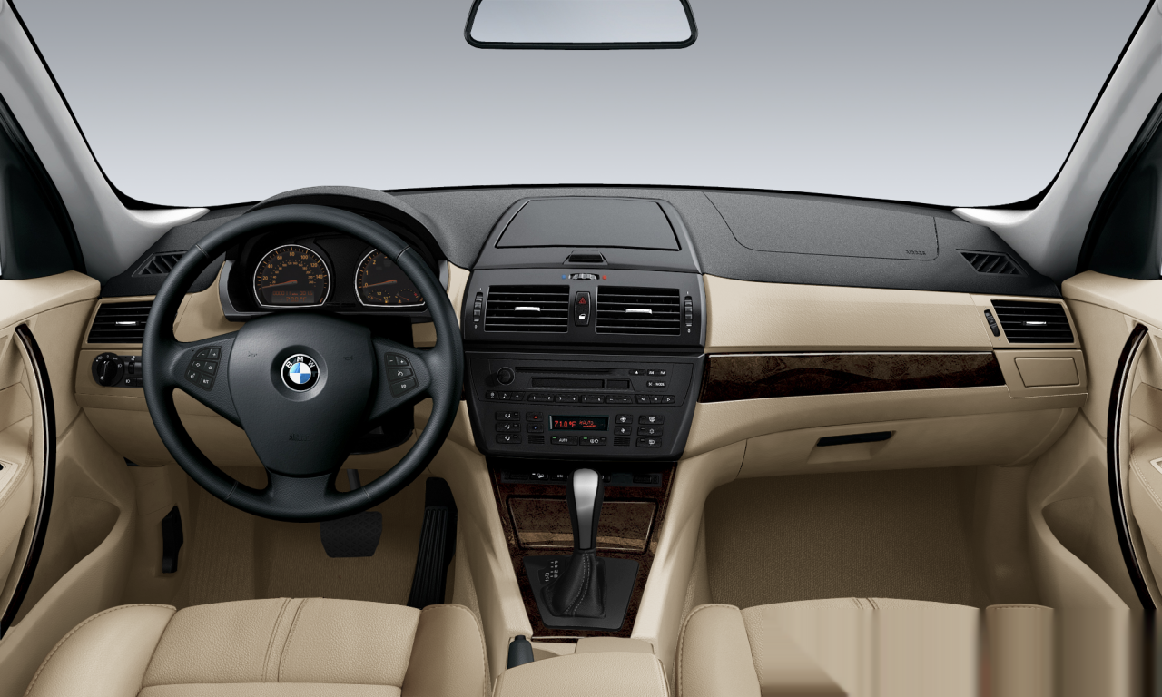 Interior of BMW X3 3.0si (E83 (MUE)), VIN WBXPC93458WJ14421