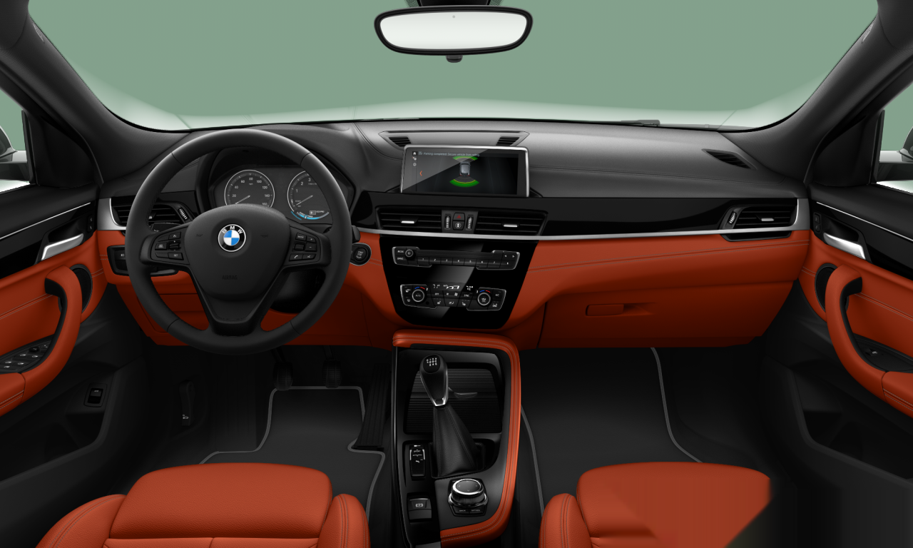 Interior of 2020 BMW X2 sDrive28i (F39), VIN WBXYH9C00M5S50779