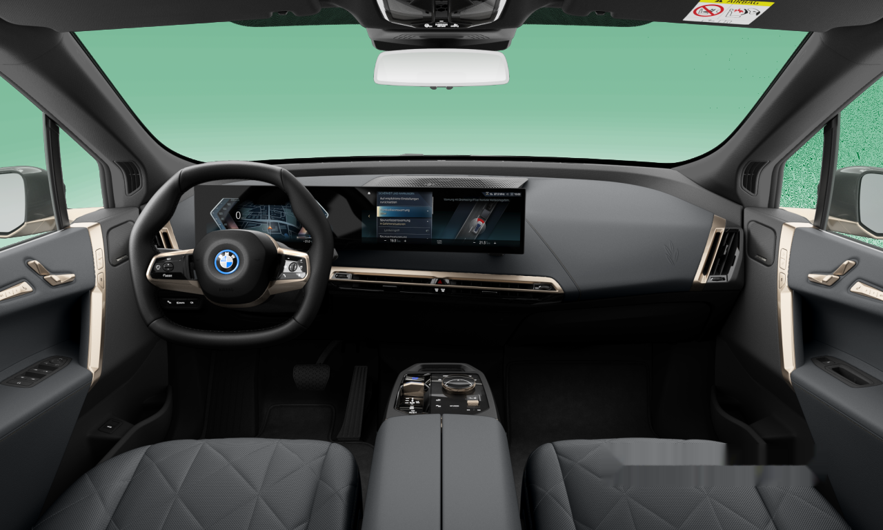 Interior of BMW iX xDrive40 (I20), VIN WBY11CF000CN95813